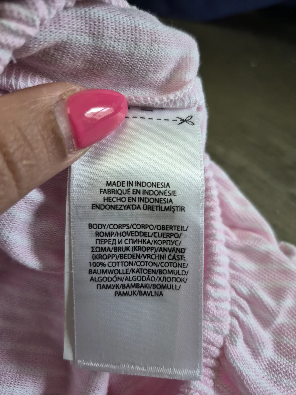 Ralph Lauren Pink Striped Diaper Cover